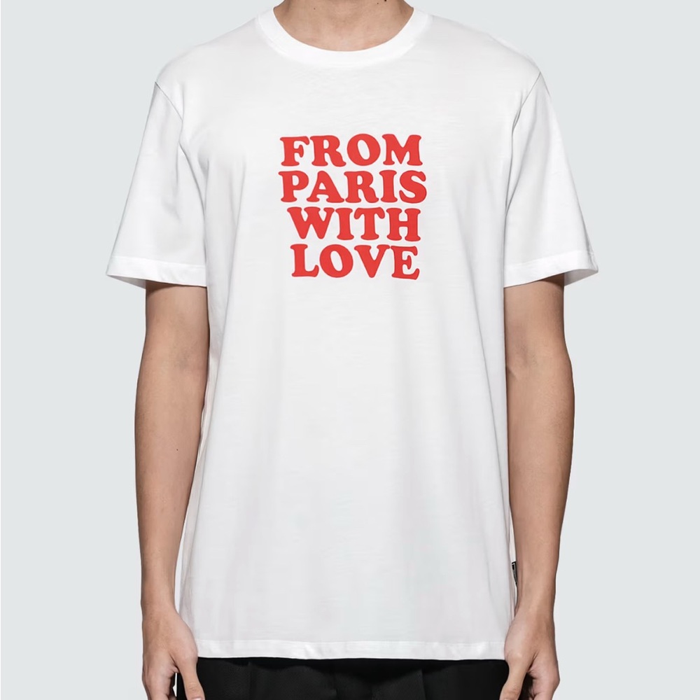 AMI Paris - white t-shirt - From Paris With Love
